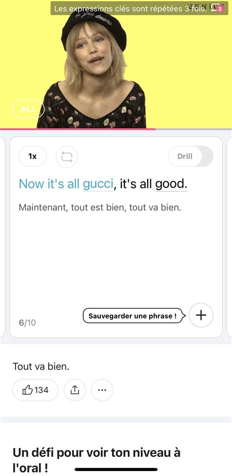 c'est gucci expression